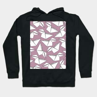 Origami Crow Pink Hoodie